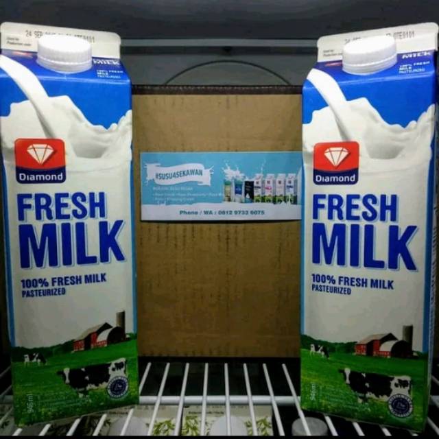 

Susu Freshmilk Diamond Plain Pasteurisasi 946ml (1 karton isi 12pcs)