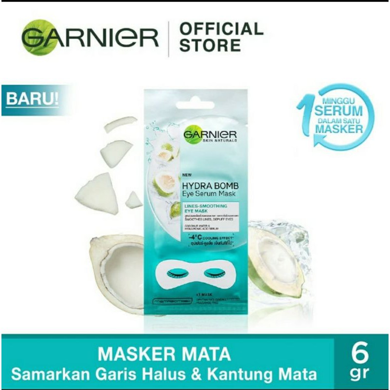 GARNIER EYE SERUM MASK COCONUT