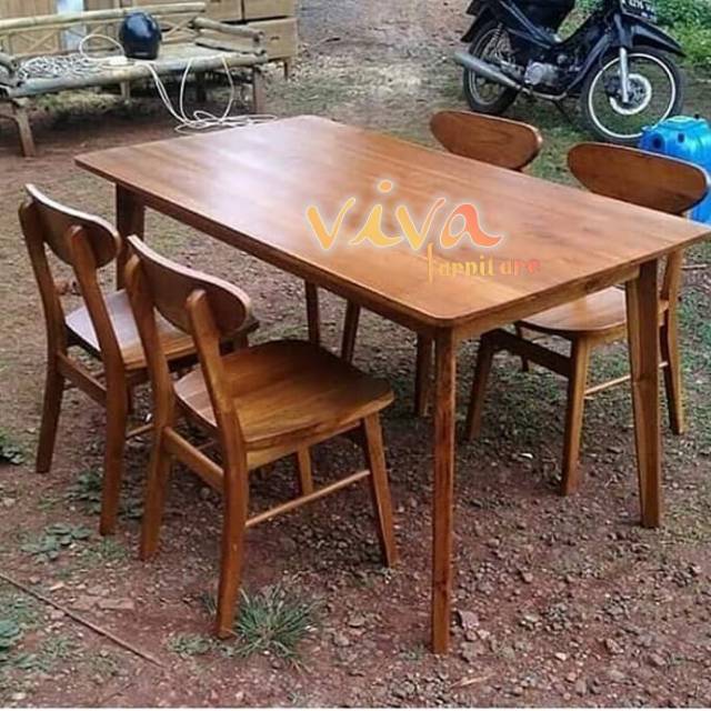 meja makan retro,mebel jepara,furniture