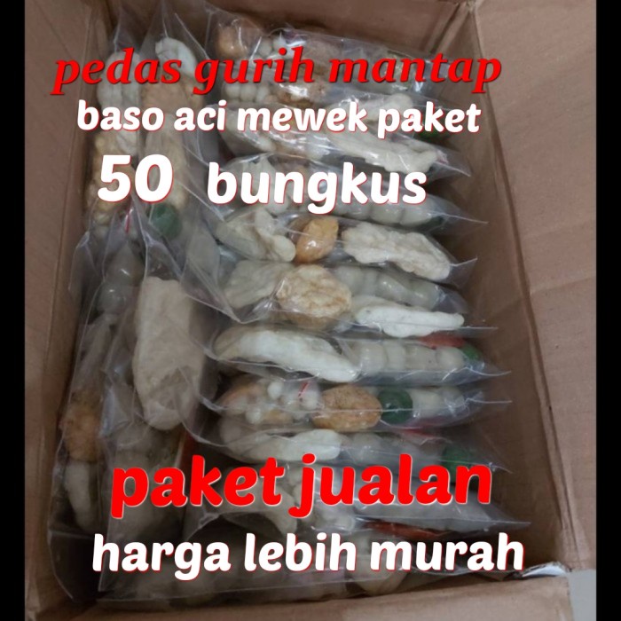 

- BARU baso aci paket 50 bungkus