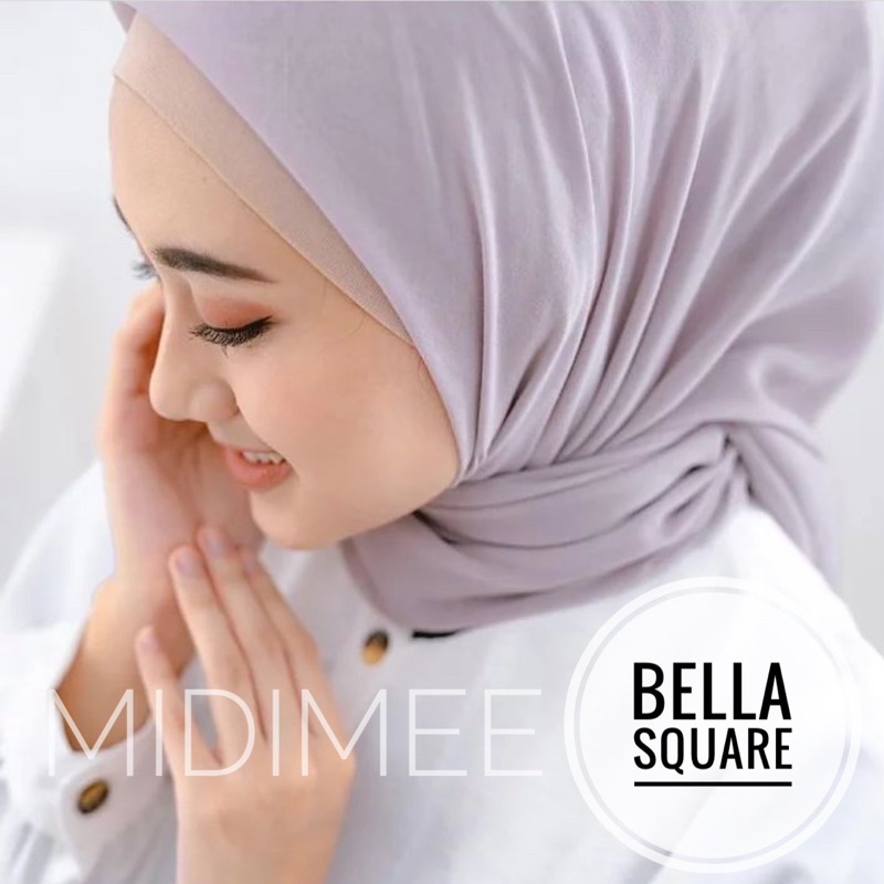 Jilbab Segiempat BELLA SQUARE hijab pollycotton kerudung segiempat hijab murah