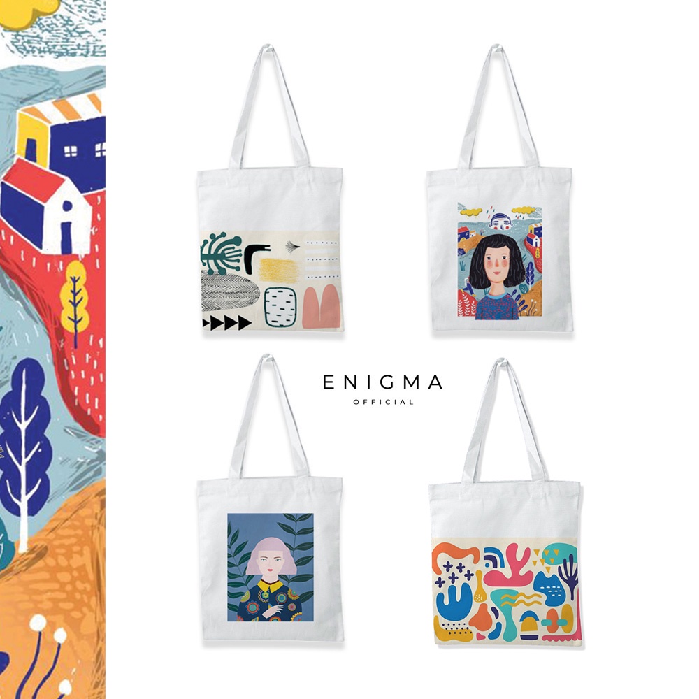 SALE TOTEBAG KANVAS ORIGINAL ENIGMA TOTEBAG KANVAS COLLECTION ABS