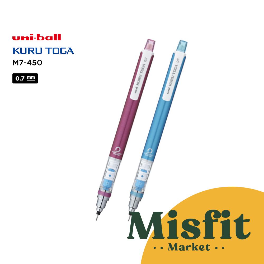 

UNI Kuru Toga Standard Model M7-450 0.7 mm Mechanical Pencil pensil cetek