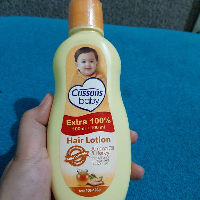 Hair lotion cussons baby