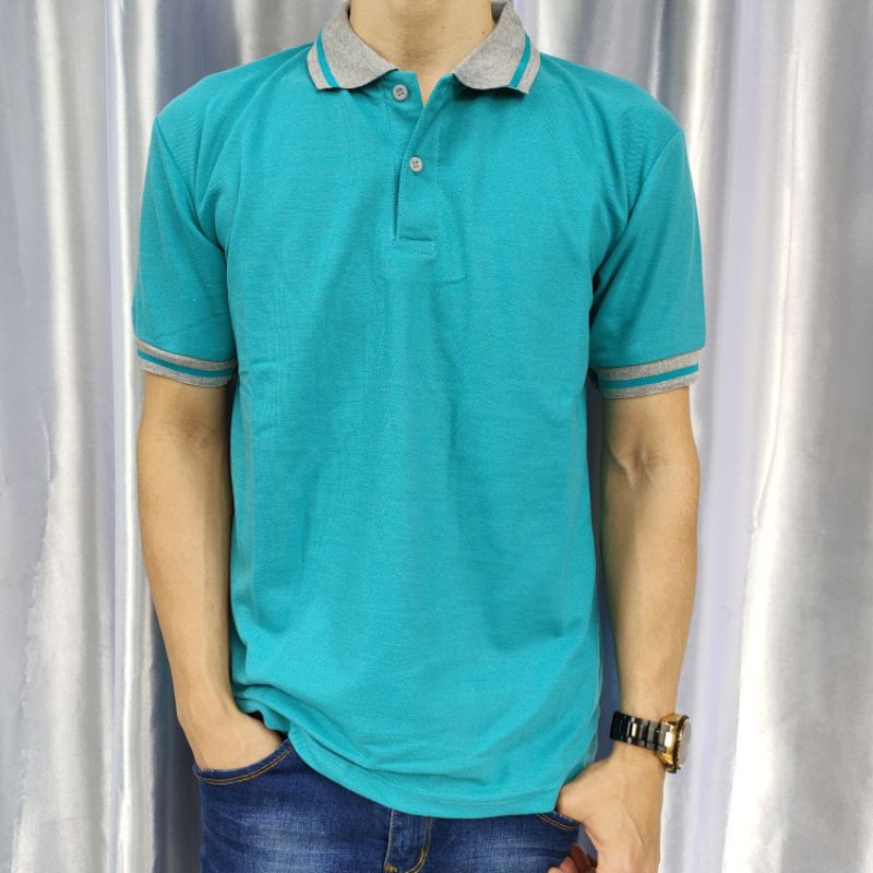 Kaos Krah polos lakos lengan pendek uk M L XL XXL XXXL-Krah PDK TOSCA