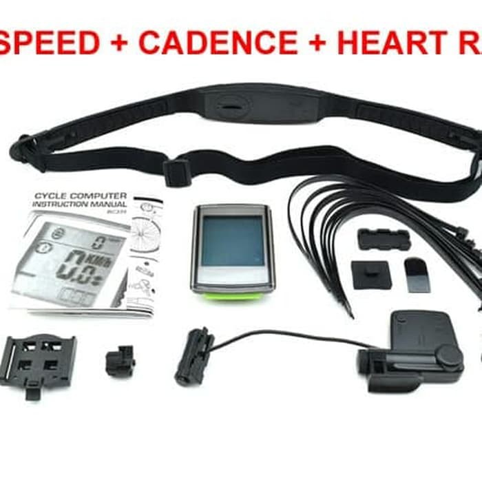 Cyclo Computer Speedometer sepeda with cadence wireless like cateye
