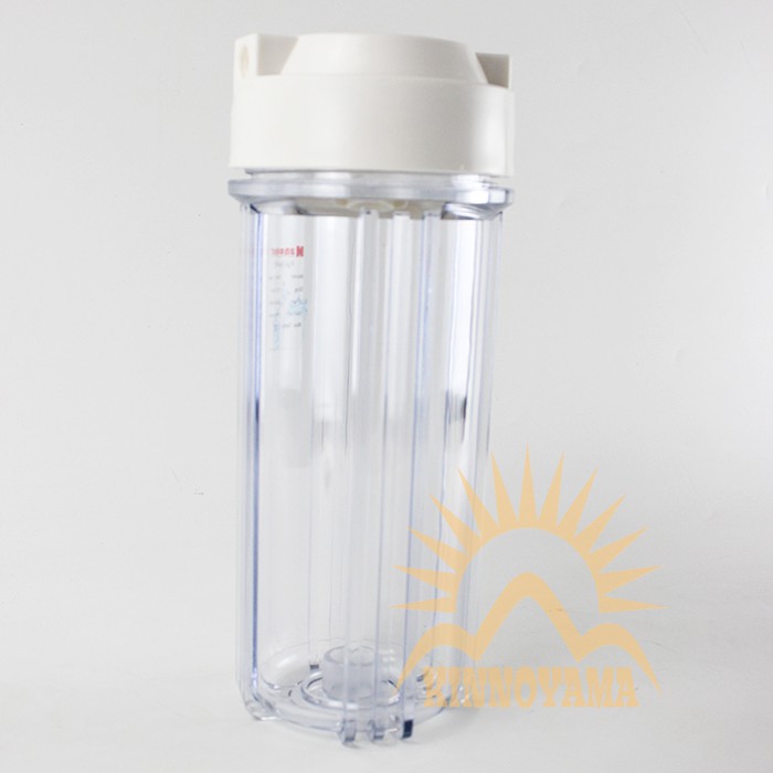 Housing Filter Air Nanotec 10&quot; Clear Drat 1/4&quot;