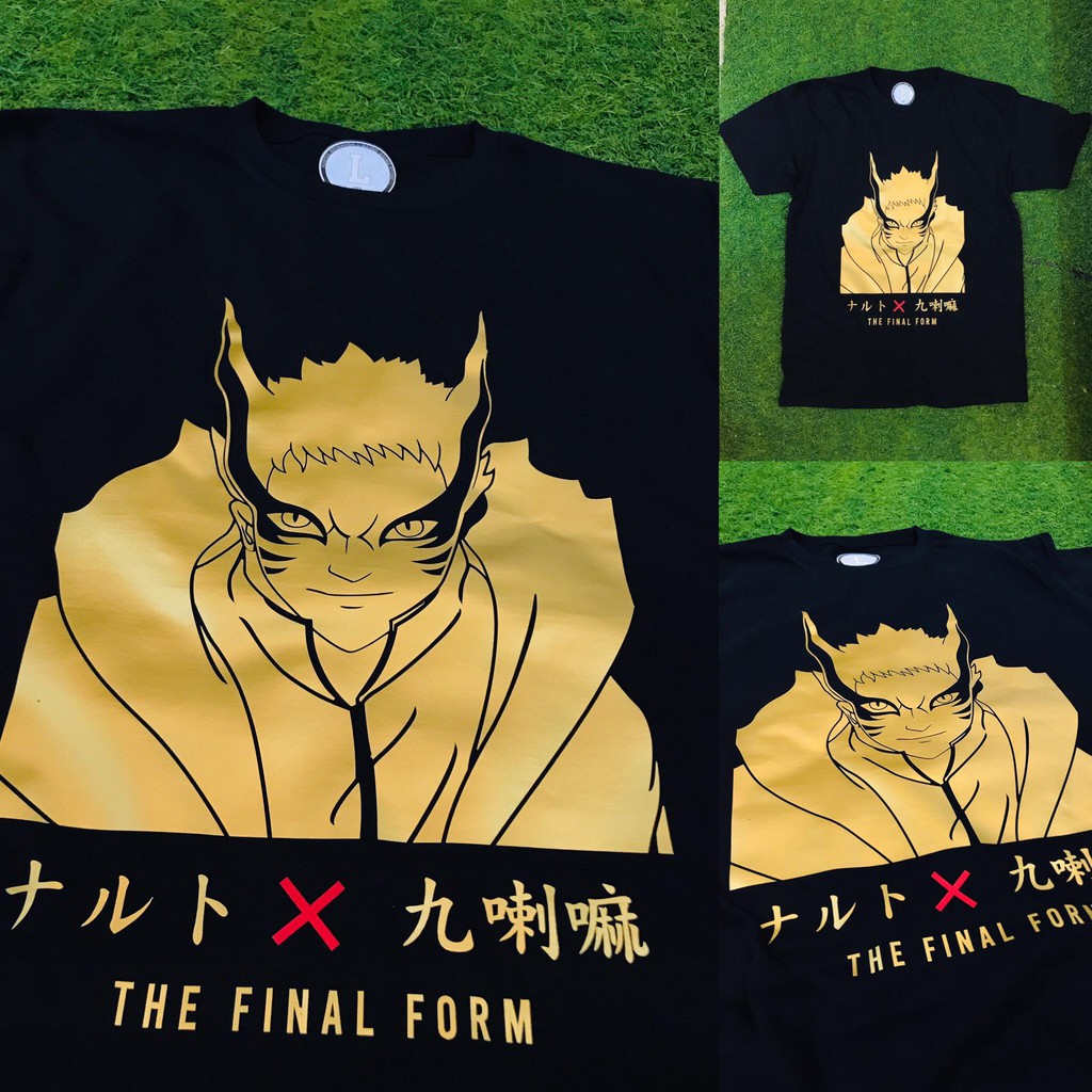 Tshirt Naruto Final Form Gold