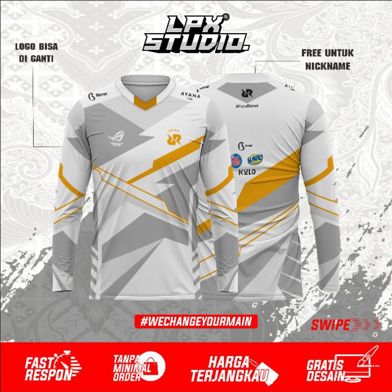 Jersey Gaming New Rrq 2021 Free Custom Name Set