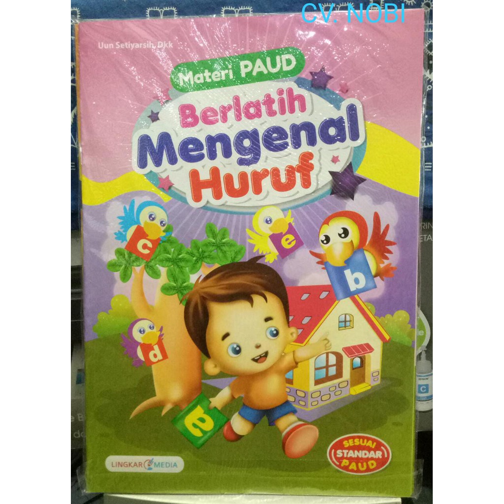 Buku Paket Materi PAUD Isi 6 Buku Lengkap / Buku Latihan Anak PAUD / Majalah PAUD - Lingkar Media