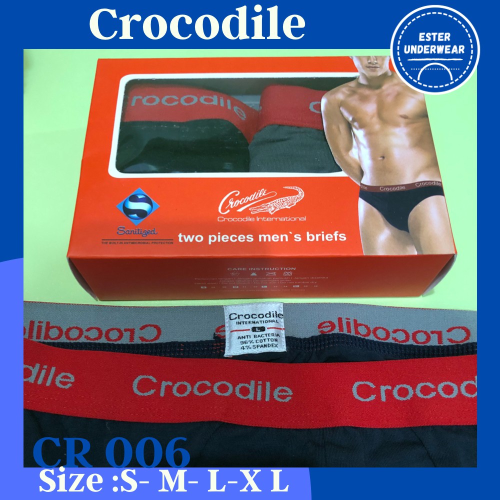 Celana Dalam Pria CROCODILE CR 006 ISI-2 PCS