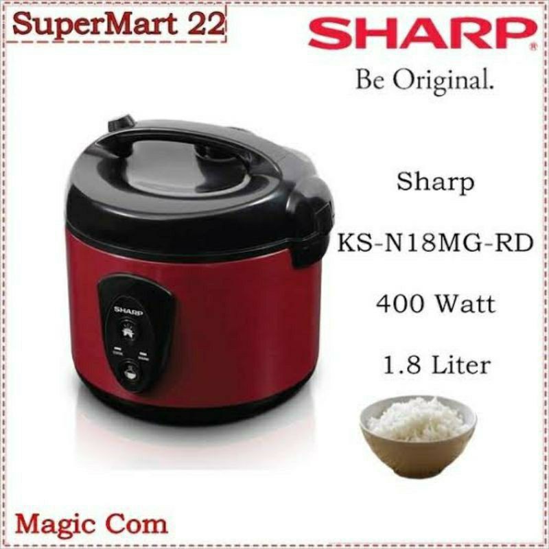 magic com sharp 1,8 liter