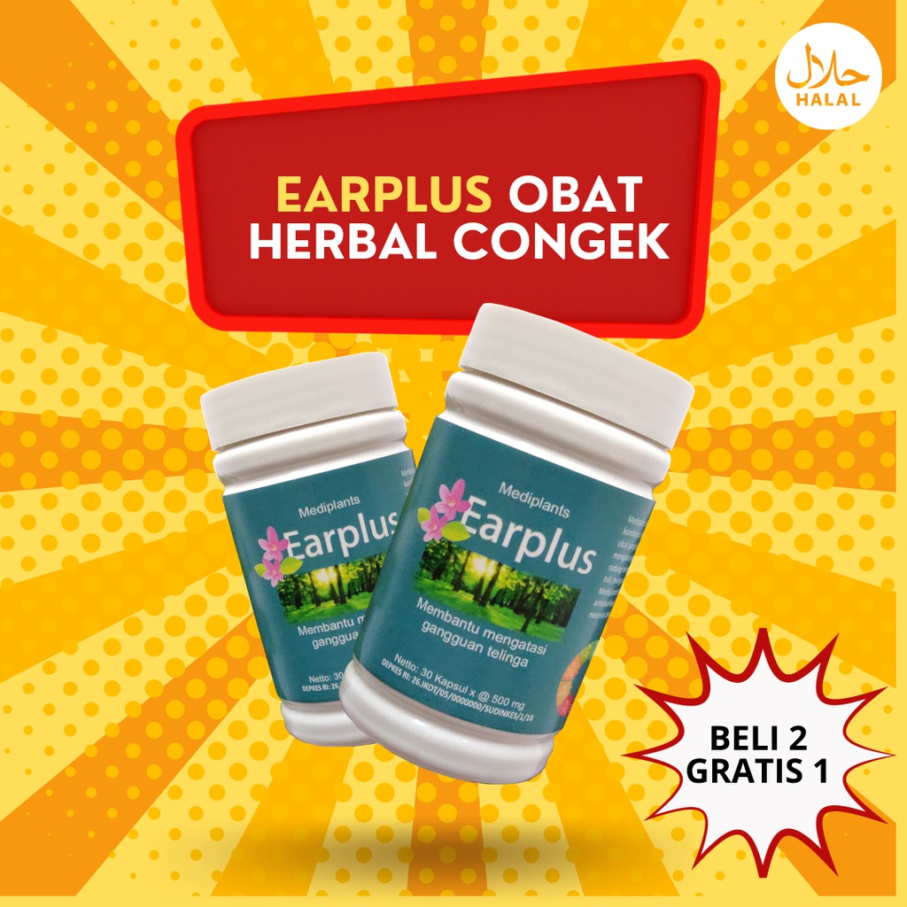 Earplus Obat Herbal Telinga Congek Anak Dewasa Shopee Indonesia