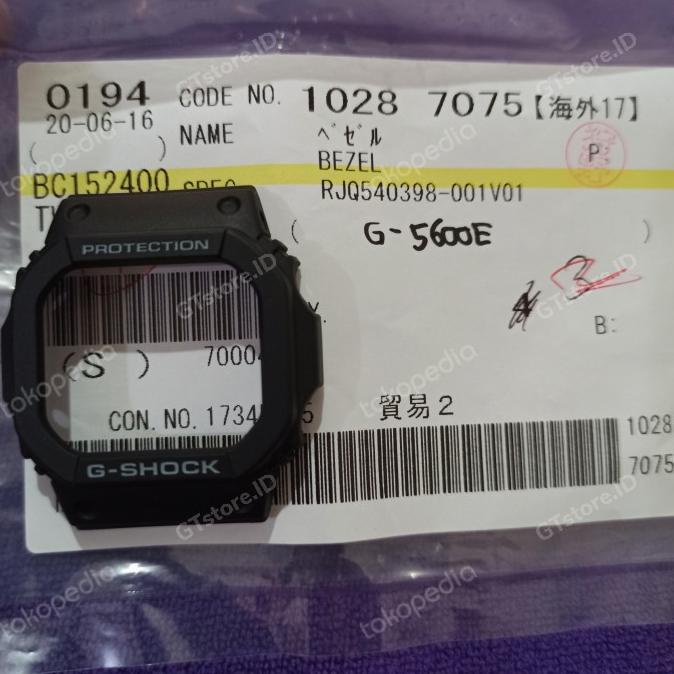 RECOMENDED BEZEL G-SHOCK GSHOCK G-5600E/GWM5610/GLX5600/GLS5600 ORIGINAL