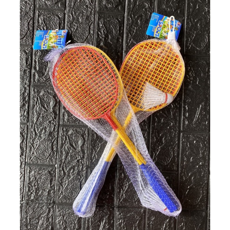 Mainan raket badminton plastik/raket bulu tangkis plastik