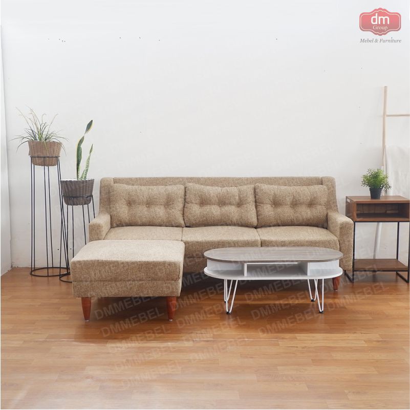 Sofa Minimalis Sofa Sudut L CENDRAWASIH - DM Mebel