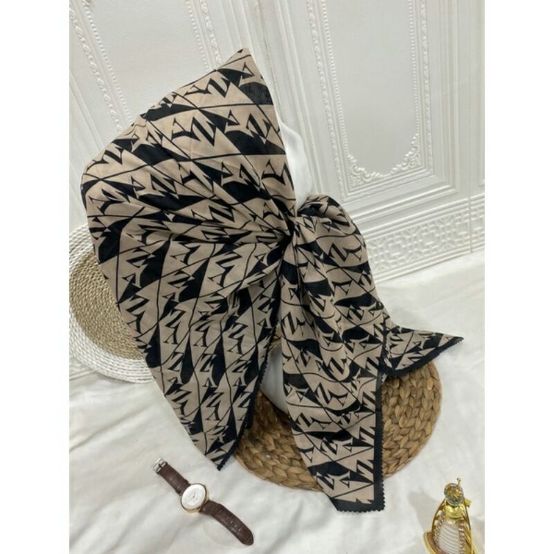 jilbab segi empat motif kw vz
