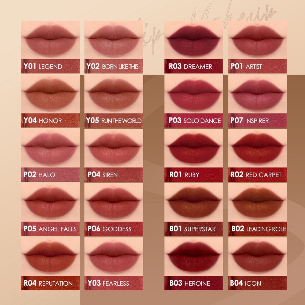 BPOM Focallure #GoldenAge Liquid Matte Lipstik Fast Dry Tahan air Lip Tint Lipmatte Matte Lipstick Matte FA245
