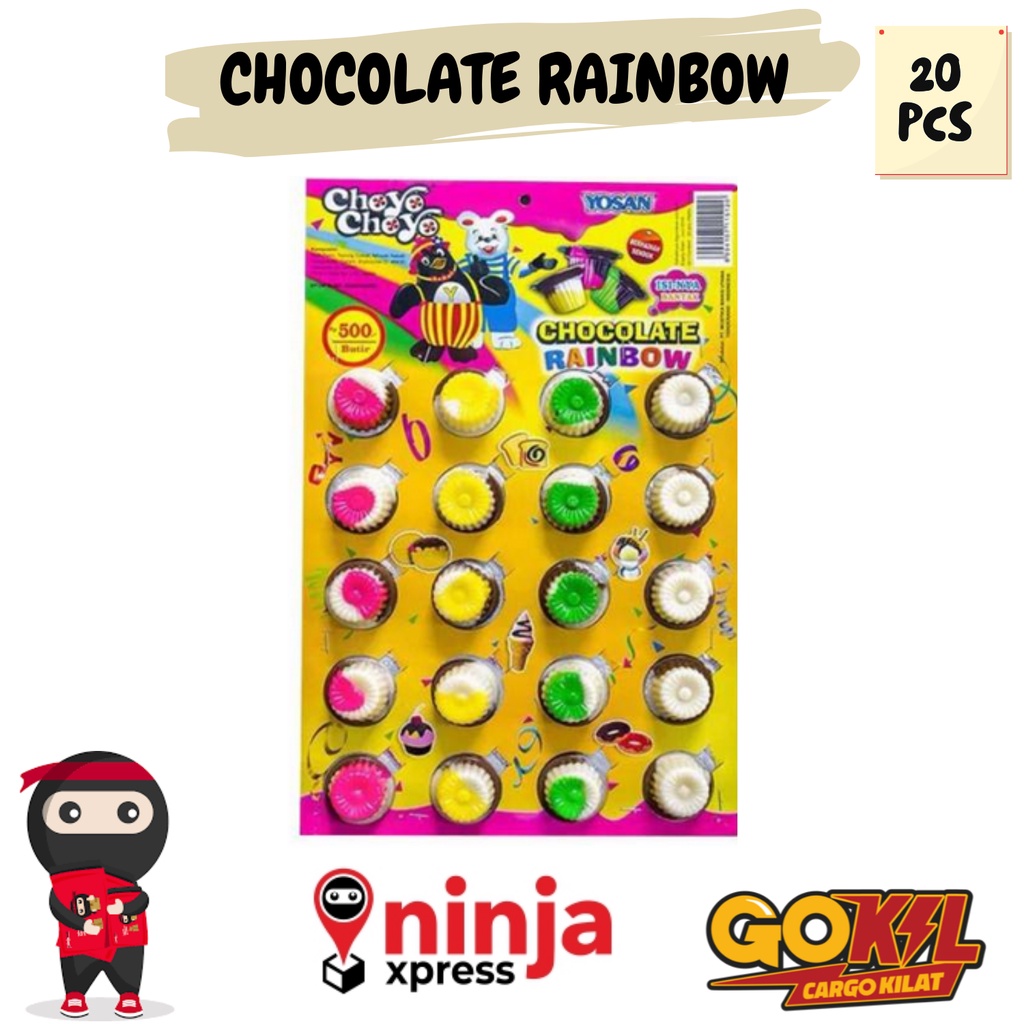 

CHOYO CHOYO CHOCOLATE RAINBOW (COKELAT YOSAN)