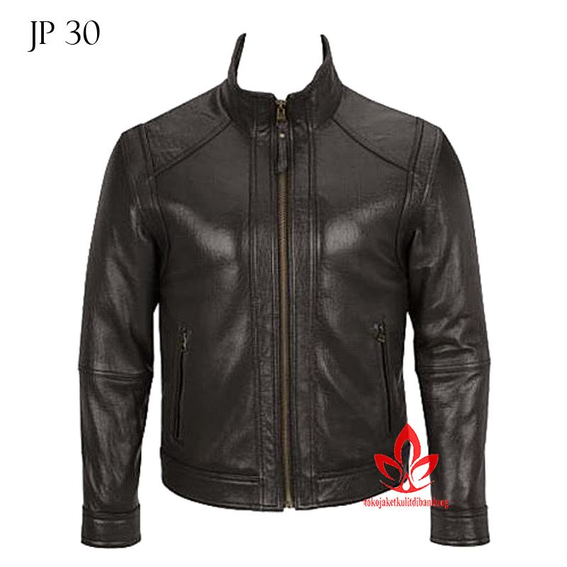 (COD) Jaket Kulit Imitasi Garut Premium Jaket Sintetis Super Pria - JP 30