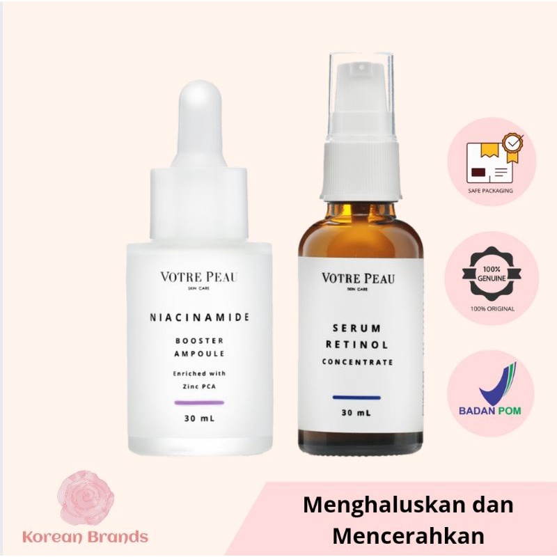 Votre Peau Combo Serum : Niacinamide Booster Ampoule &amp; Serum Retinol