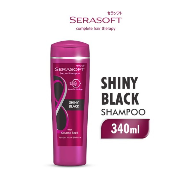 READY Serasoft Shampoo Shiny Black 340ml