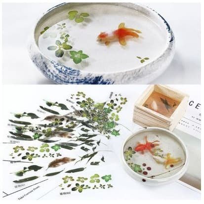 3D Water Grass Film Sticker For Painting Jewelry