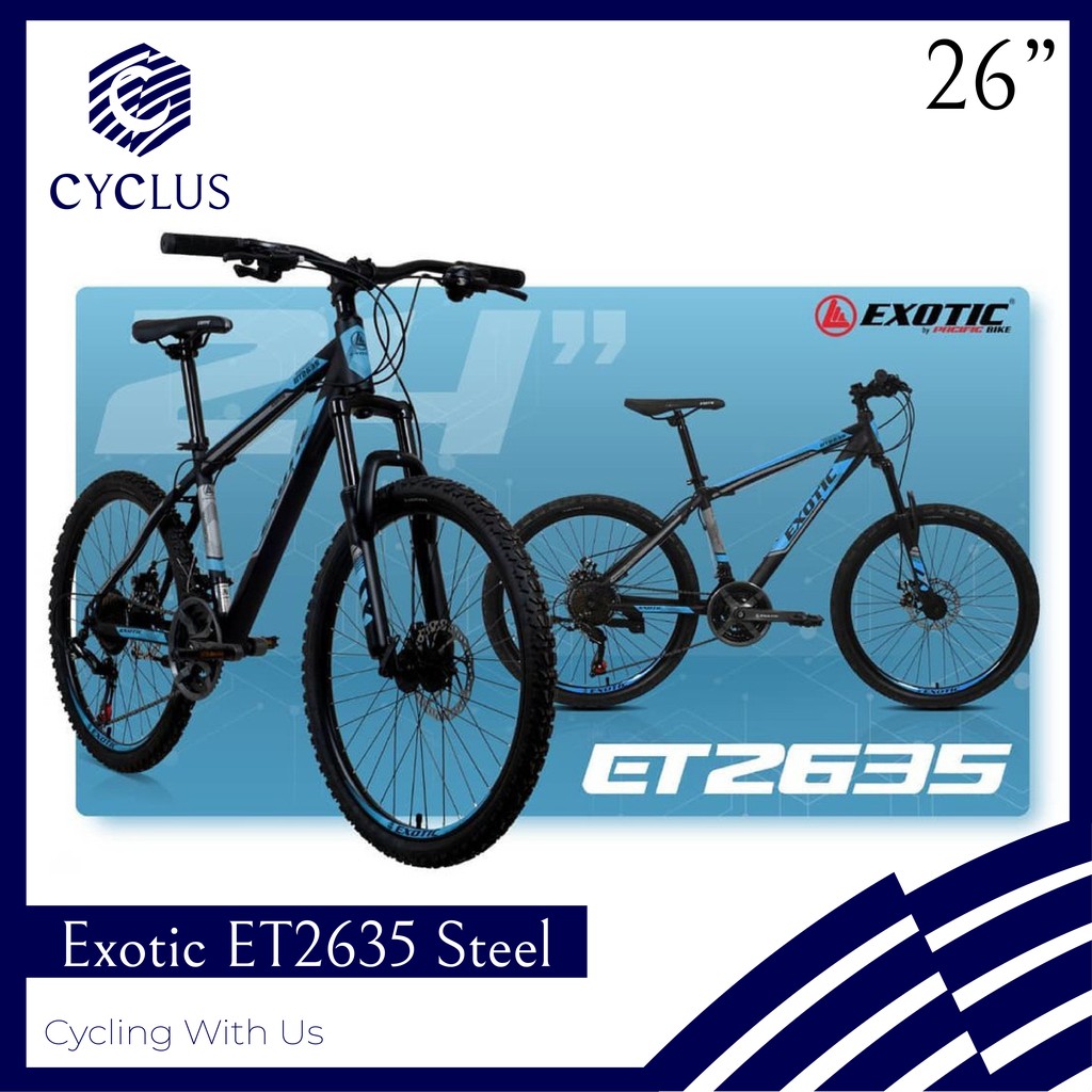 Sepeda MTB Exotic 2635 Steel 26 Inch