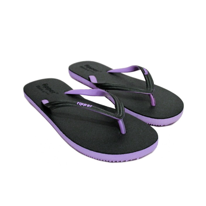 MURAH SENDAL / SANDAL SLOP PRIA CWO LEBARAN PUASA Fipper Black Series S / Jepit / Pantai Violet - Hi