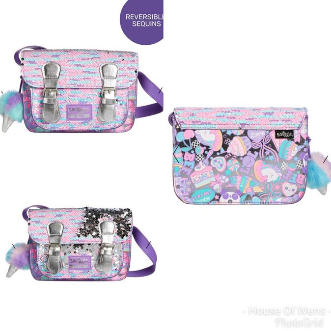 SMIGGLE FLASHY KIMMI SEQUIN SHOULDER BAG - TAS SELEMPANG SMIGGLE