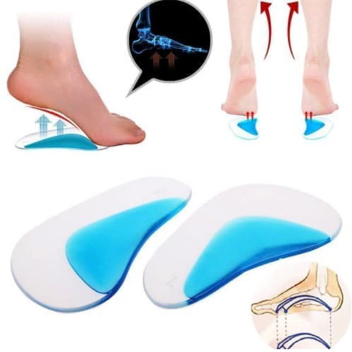 Shoe Insoles, alas kaki Support Flat Feet Correction 1 pasang