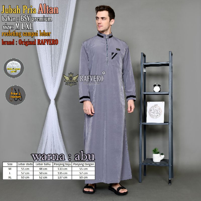 Jubah Pria - Jubah Pria Altan Original RAFVERO - Jubah Pria Terbaru - Jubah Pria Termurah