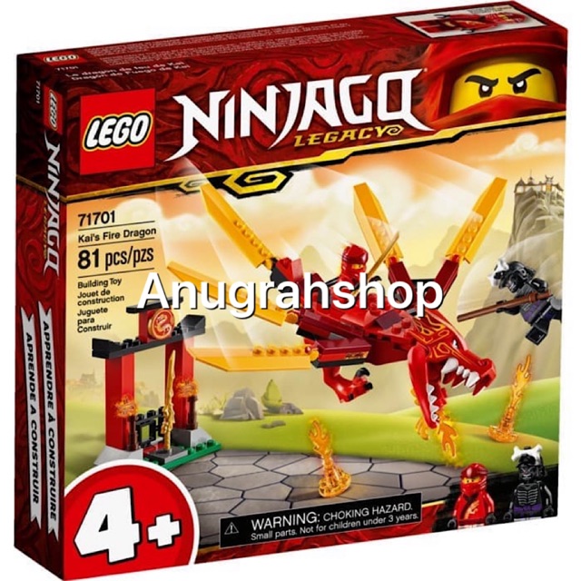 LEGO 71701 NINJAGO Kai Fire Dragon