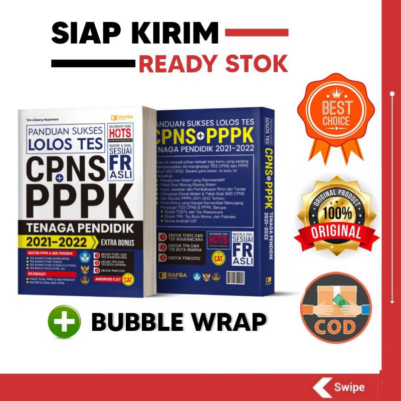 Buku Cpns Pppk Buku Panduan Sukses Lolos Tes Cpns P3k Tenaga Pendidik 2021 2020 Fr Asli Shopee Indonesia