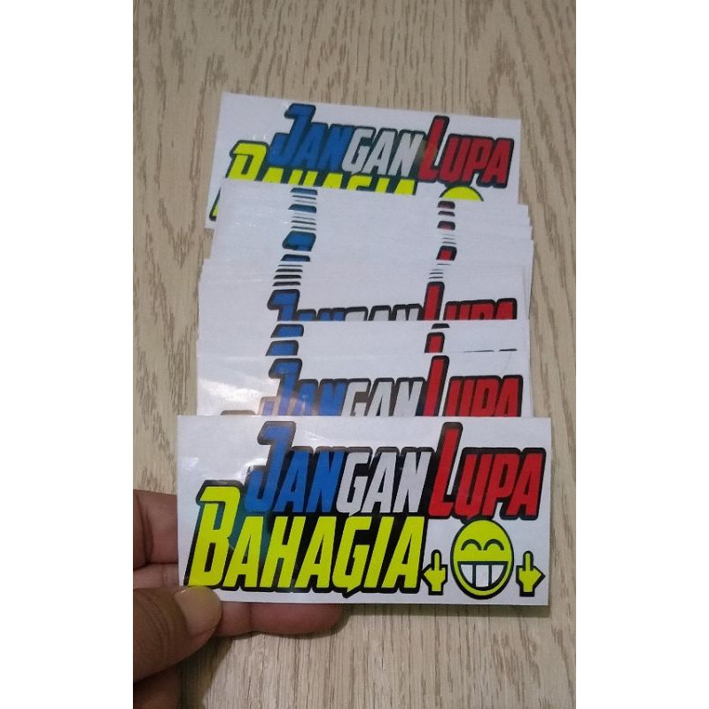 

STICKER JANGAN LUPA BAHAGIA CUTTING