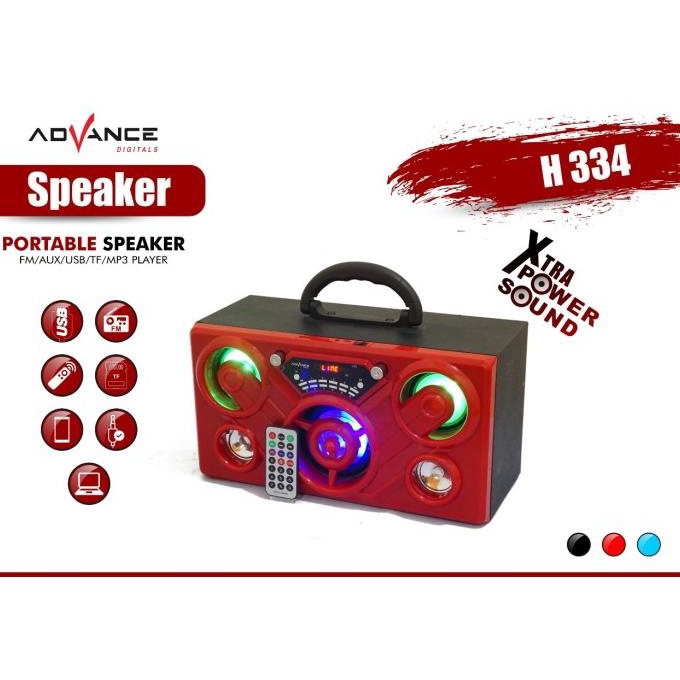 SPEAKER PORTABLE USB ADVANCE H334 | ADVANCE H 334