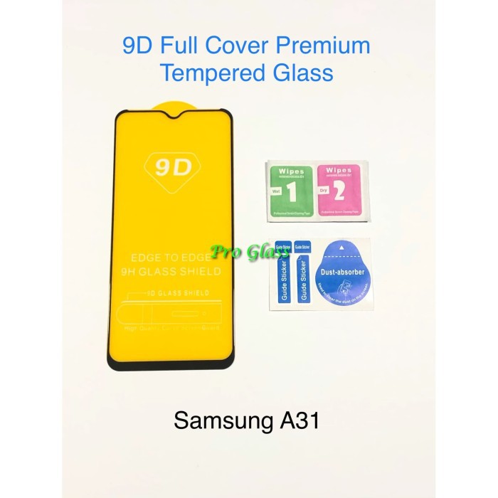 Samsung A31 5D 9D Full Cover Magic Glass Premium Tempered Glass