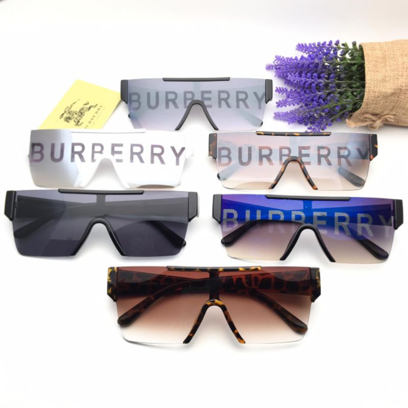 [BISA COD√]Sunglasses Kacamata Wanita/pria Kacamata fashion/Burberry/Lensa Uv super Premium