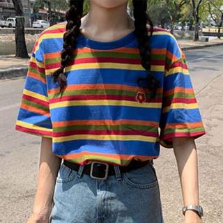 LAND TSHIRT CANDY BAJU  PELANGI BAJU KAOS WARNA WARNI  