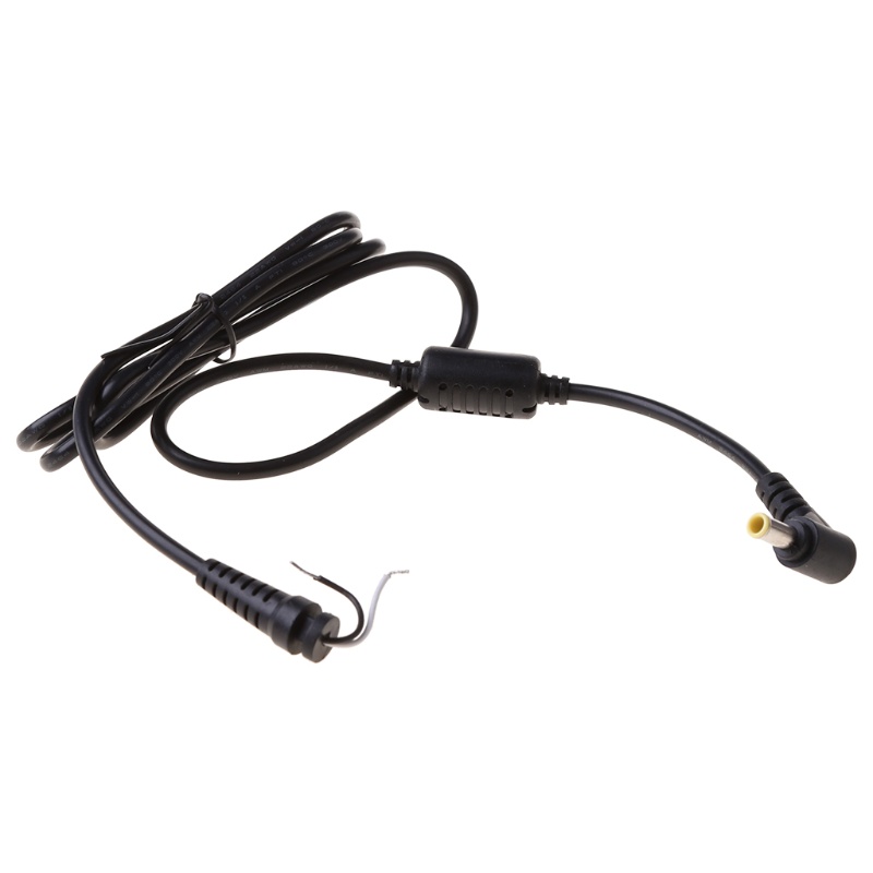 Btsg L Shaped for DC Power Male Plug Jack to Bare Wire Open End Kuncir Kabel Listrik C