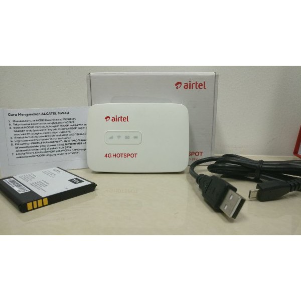 Terbaru  Wireless Router - WiFi - MiFi Router ALCATEL MW40 4G LTE Up To 150 Mbps - 15 Users  Murah