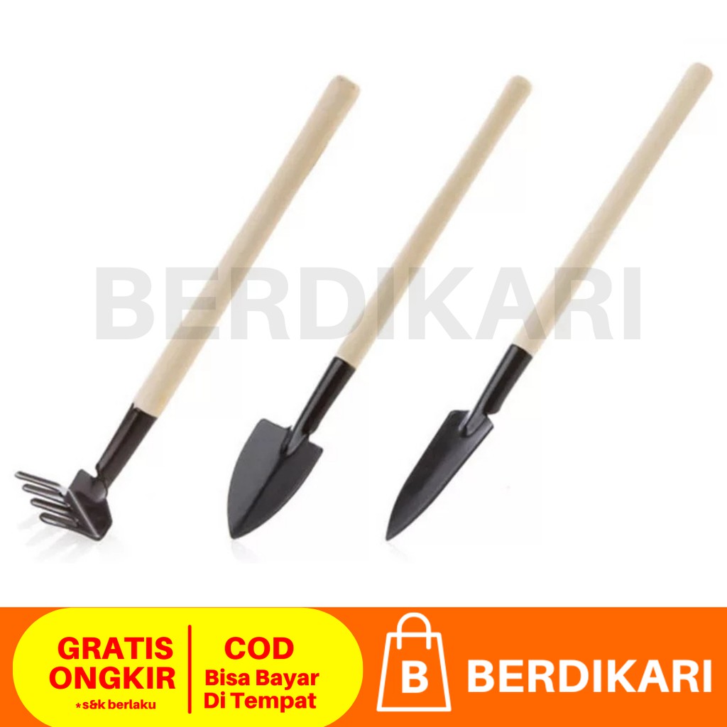 Alat Berkebun 3 in 1 / Sekop Mini / Cangkul Mini