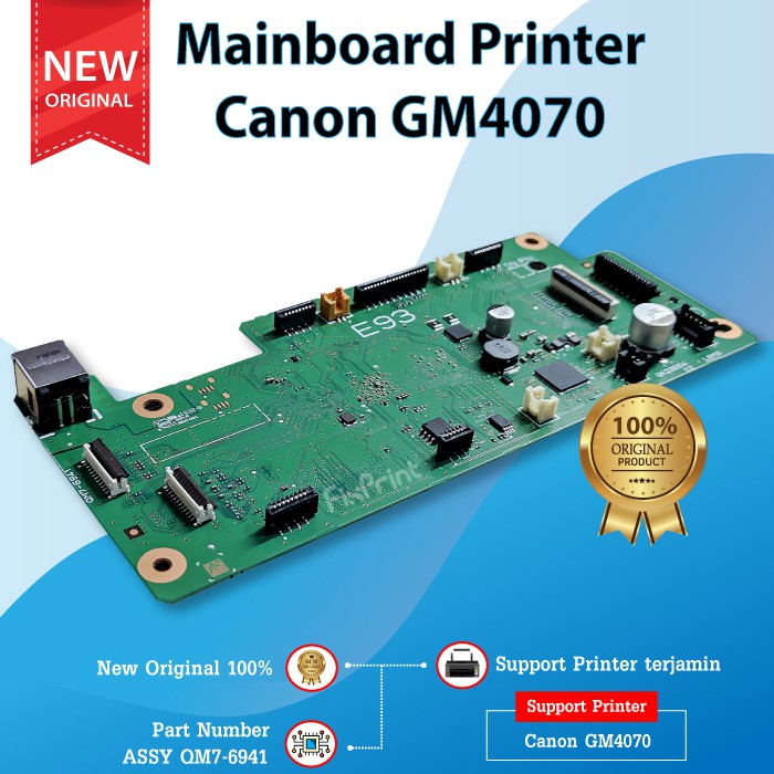 Mainboard Canon GM4070 Motherboard Printer GM4070 Board Pixma GM-4070 GM 4070 Original QM7-6941