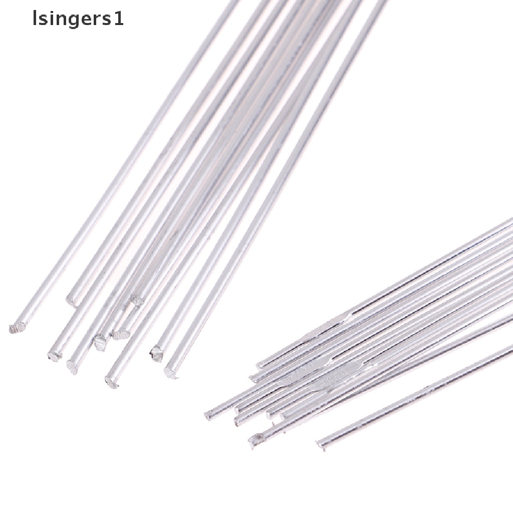 (lsingers1) 10pcs Kawat Las Bahan Aluminum Ukuran 2mm 1.6mm