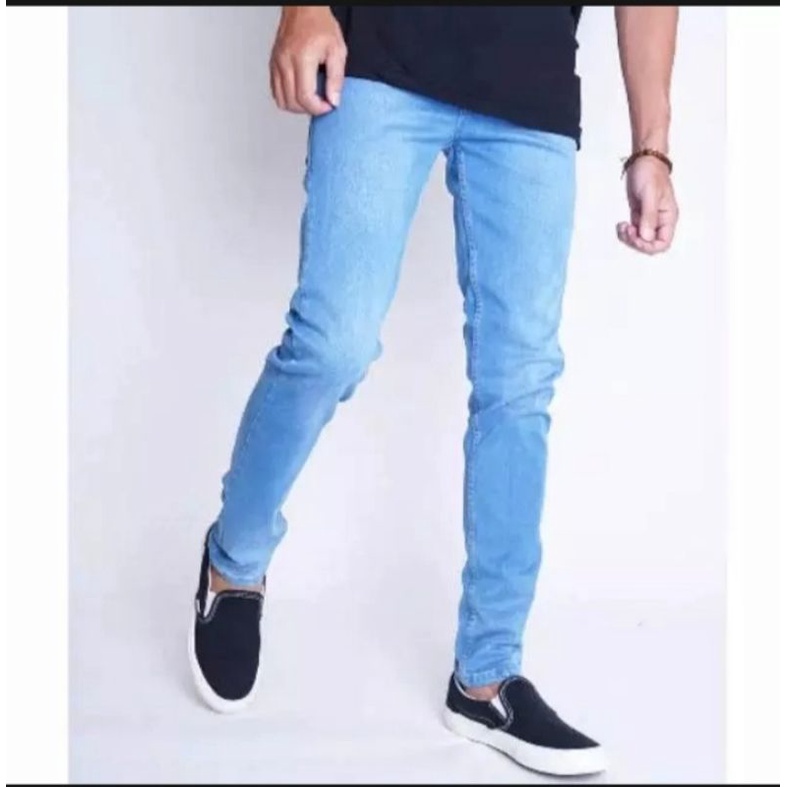 Celana Panjang Pria / Celana Jeans Pria / Celana Pensil Pria / Celana Jeans Pria Slim Fit / Celana Denim Pria / Ripped Jeans Pria / Celana Jeans Pria Bahan Ngaret Model Pensil Harga Termurah