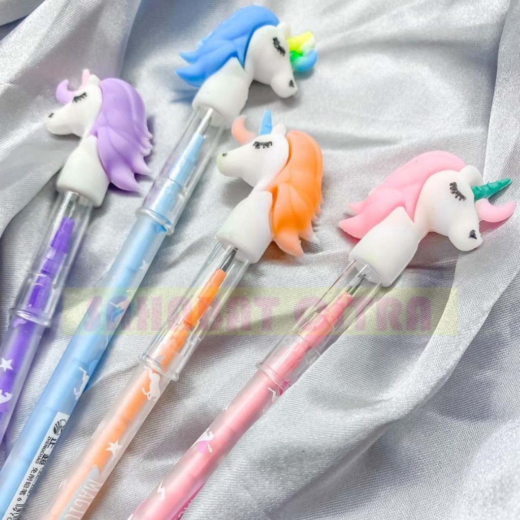 

PENSIL SUSUN MOTIF UNICORN PCS 铅笔