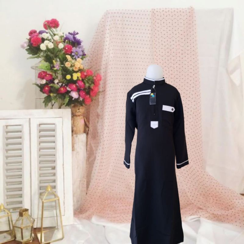 JUBAH ANAK AL-BADAR FREE PECI / GAMIS ANAK LAKI-LAKI 1-14 TAHUN (BEST SELLER)-3
