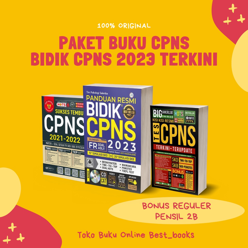 Jual BUKU CPNS 2023 | PANDUAN RESMI BIDIK CPNS 2023 TERUPDATE / CPNS