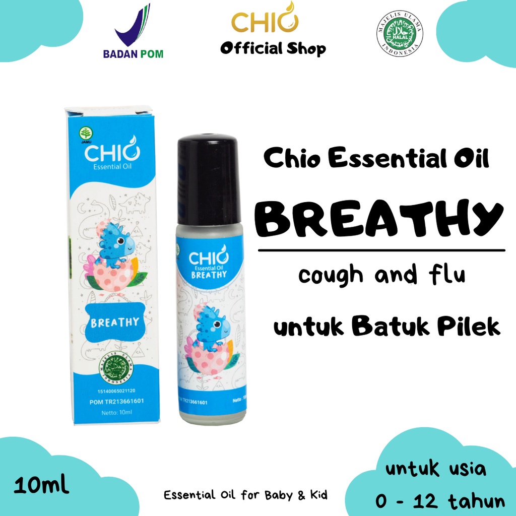 (Bisa COD ) Cessa Cough N Flu (0-3th)  Essential Oil Pereda Batuk &amp; Pilek Bayi Aromaterapi Baby