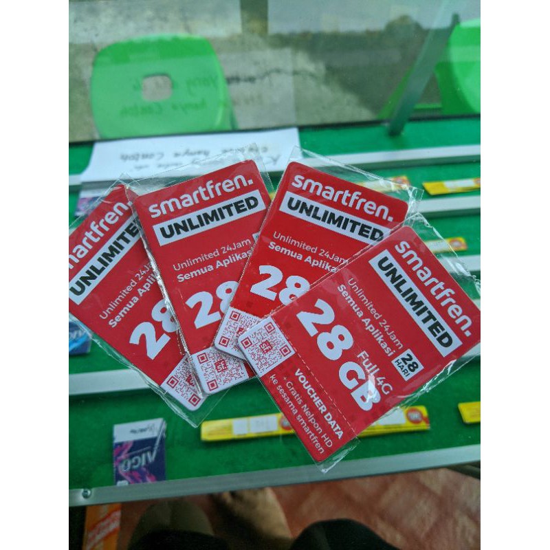 Vocher Smartfren Unlimited 28hari/kuota murah/Smartfren